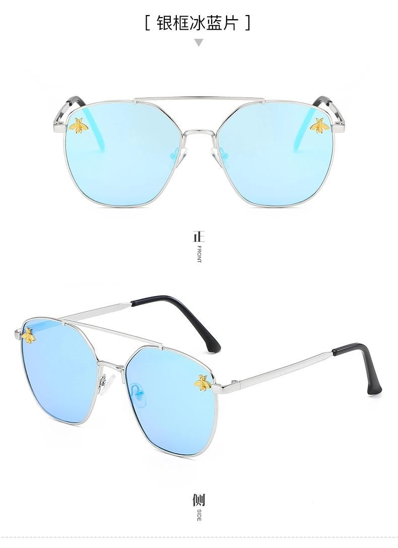 Fashion Luxury Square Trendy Lentes Metal Rimless Oversized Gradient Women Men Shades Sun Glasses Sunglasses