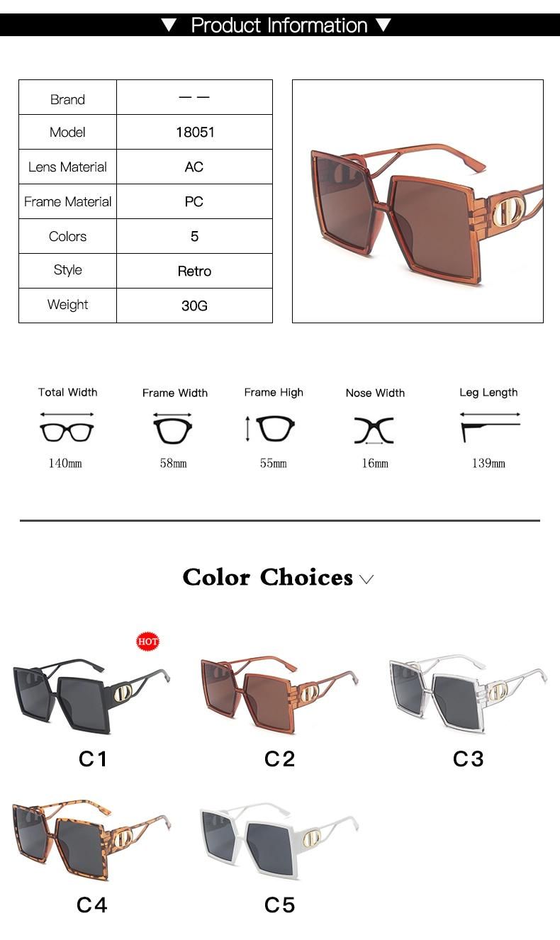 Large Frame Sunglasses with Hollow Temples and Bright Black Cross-Border Aliexpress Glasses