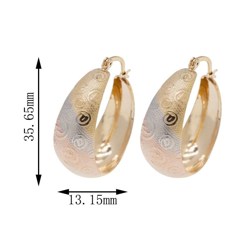 Wholesale Tricolor Ladies Luxury Glamour Fashion Earrings