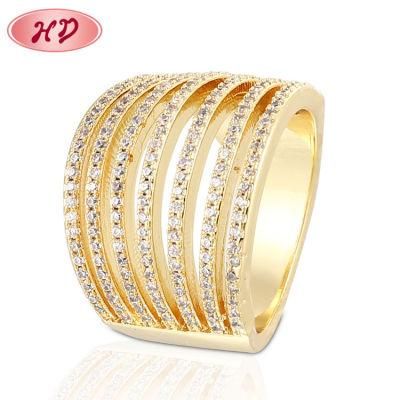 Dubai Simple Latest Gold Ring Designs for Girl and Woman