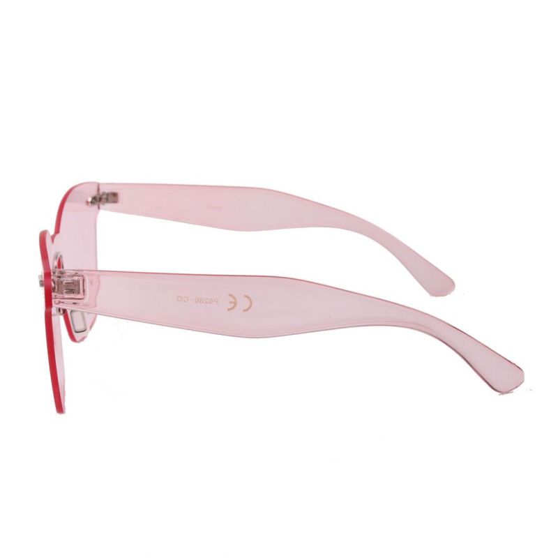 2018 Hot Selling Fashion One Piece Colored Lens Sunglasses