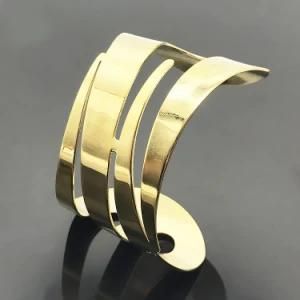New Fashion Women Jewelry Stainless Steel Gold Gift Bracelet
