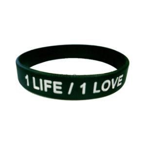Customized Silicone Hand Bands Rubber Wristband and Bracelet