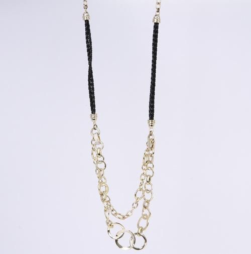Fashion Jewelry Gold Charms Long Necklace