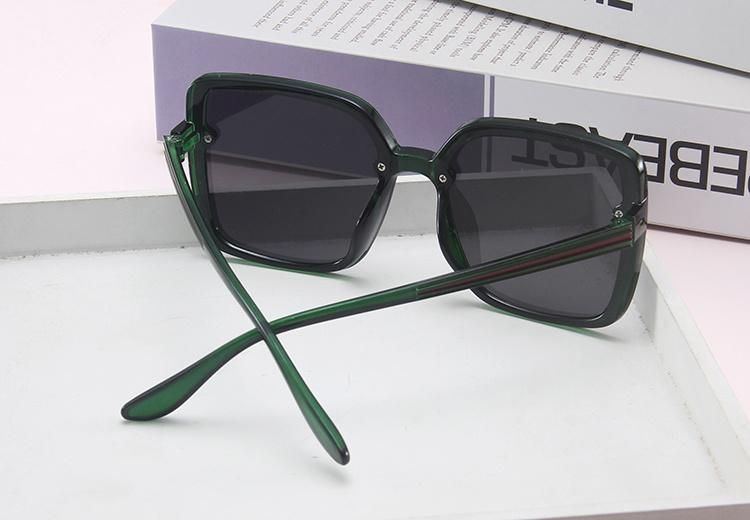 Sunglasses 2022 Square Retro Women Big Frame Sun Glasses Black Fashion Gradient Oversized Shades Sunglasses