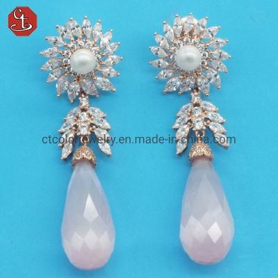 2022 new fashion jewelry nature pearl light white drop earrings