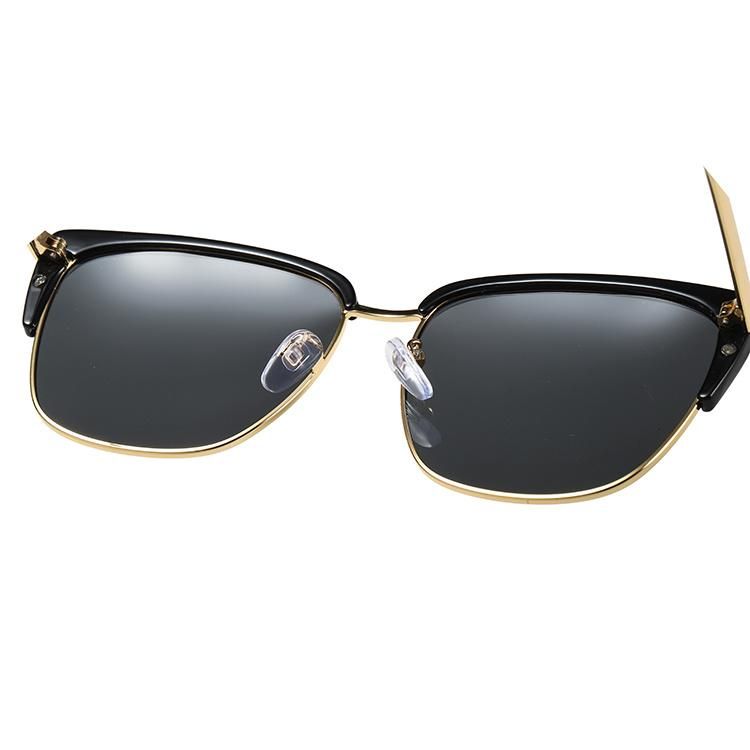 2019 Newly Square Shape Metal Mixture Sunglasses for Ready Made Goods