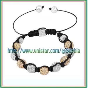 Fashion Mix Color Shamballa Bracelet (SBB051)
