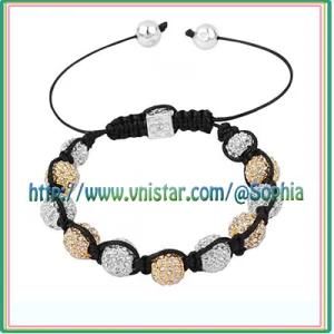 Fashion Mix Color Shamballa Bracelet (SBB051)