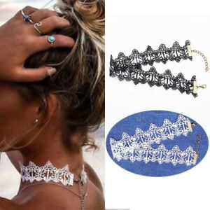 Hollow out Lace Collar Tattoo Gothic Charms Statement Accessories Necklaces
