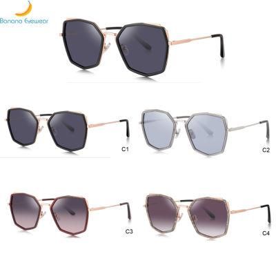 Ready to Ship Stylish Women Tr90 Metal Polarized Sunglasses