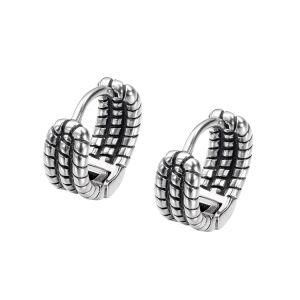 Multi-Layer Twist Chain Stainless Steel Earrings Drop