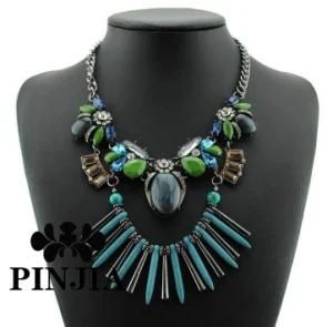 Wholesale Acrylic Gemstone Vintage Necklaces Fashion Jewelry