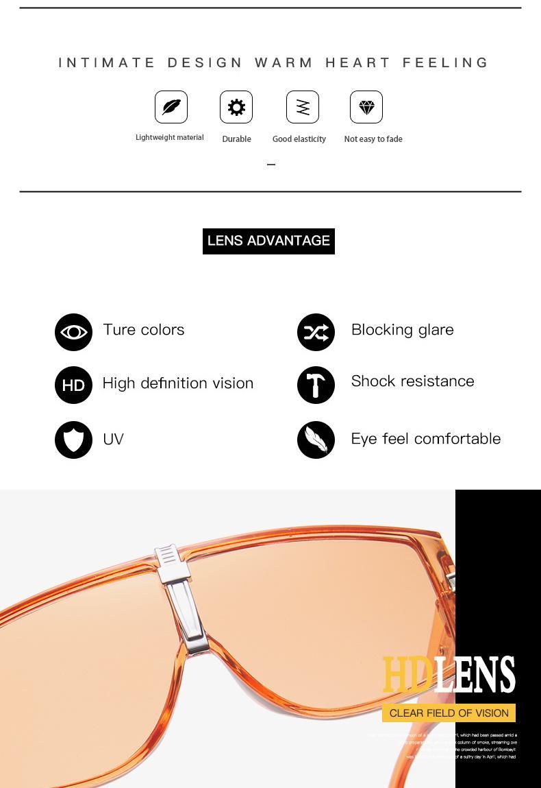 Sunglasses Trend Big Frame European and American Ins Exaggerated Funny Glasses Men and Women The Same Sunglasses