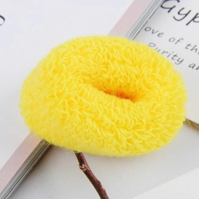 Korean Version of Ins High Elastic Candy Color Black Hair Ring Towel Hair Ring Rubber Band Hair Rope Hair Accessories