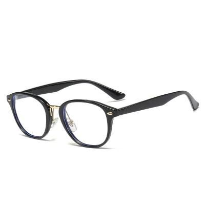 2022 Trendy Unisex Classic Custom Eyewear Tr90 Optical Round Glasses Blue Light Blocking Retro Eyeglasses Frame