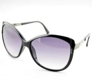 Black Cat Eye Fashion Elegant Promotion Sunglasses for Women (14208)