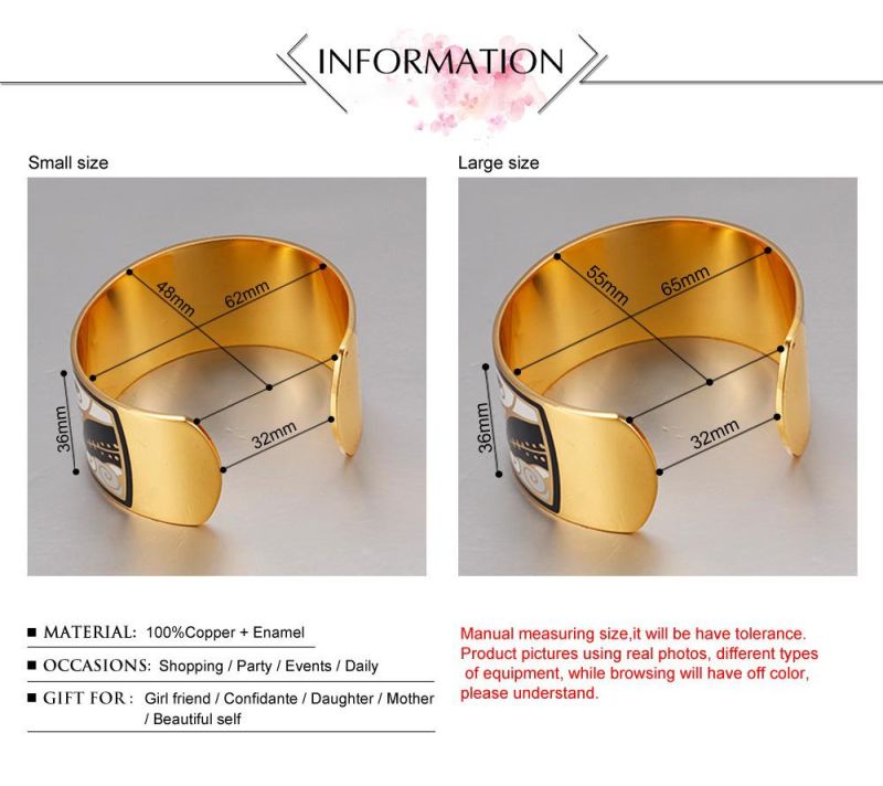 Latest Design Copper Open Adjustable Cuff Bohemian Bracelet