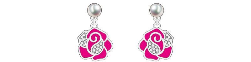 Customized Logo Chinese Style Plum Blossom Pattern Strong Spirit Jewelry Set