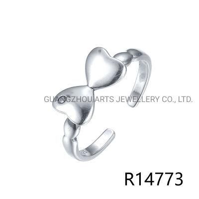 925 Sterling Silver Korea Style Lovely Bowknot Ring
