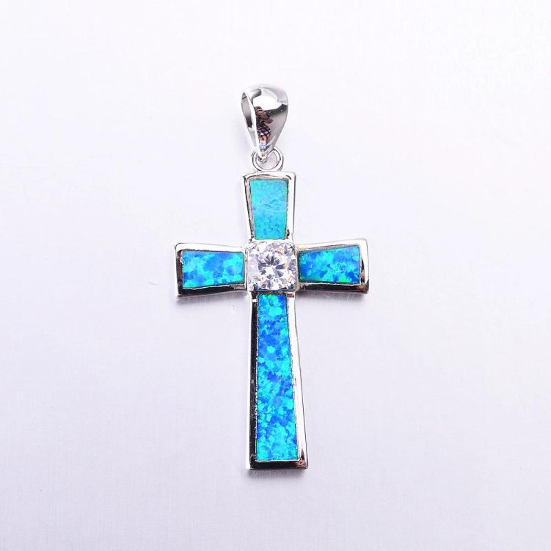 Wholesale Opal Pendant Fashionable 925 Silver Heart Shape Opal Pendant