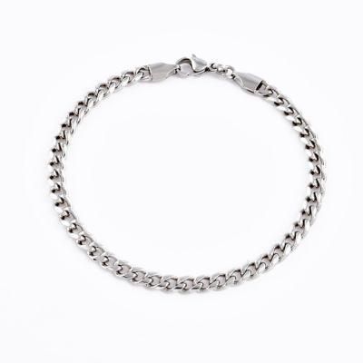 High Polished Quality Hip Hop Mens Jewelry Accessories Fashion Jewellery Curb Chain Bracelet Necklace
