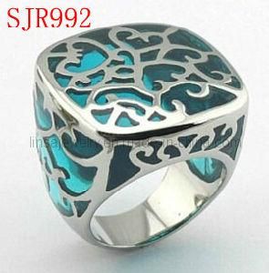 Newest 316L Stainless Steel Finger Ring (SJR992)