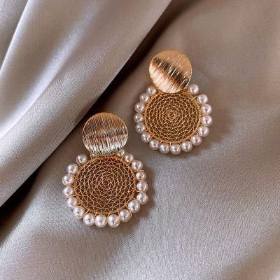 Fashion Jewelry Trendy Metal Drop Dream Catcher Earrings