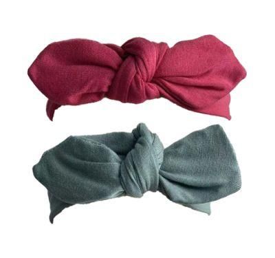 Fashion Customized Stretch Sport Comfortable Colorful Hair Accessories Bow Headband
