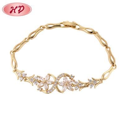 Fashion Jewelry Luxury Colorful Rose Gold Crystal Bracelet