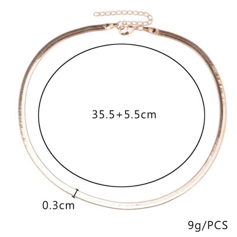 Stainless Steel Jewelry Herringbone Chain Necklace for Men and Women