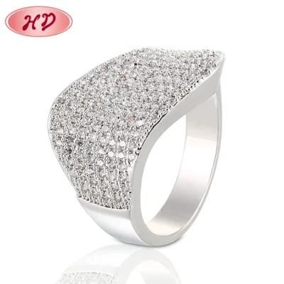 Fancy Jewelry 18K New Design Men Gold Finger Engagement Wedding Diamond Ring