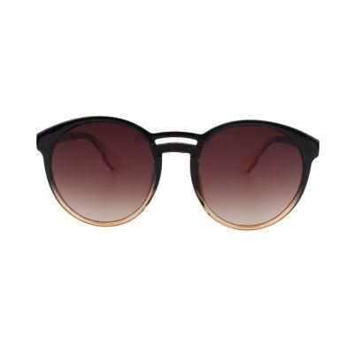 2018 Stylish Rounded Shape Sunglasses with Two Bridge