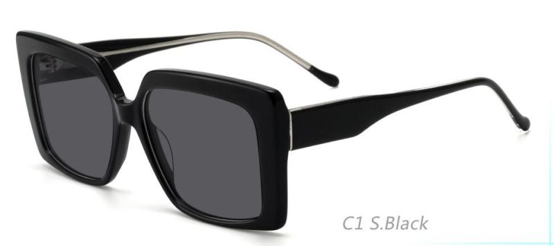 Polarized Sunglasses for Men Women Square Frame UV 400 Protection