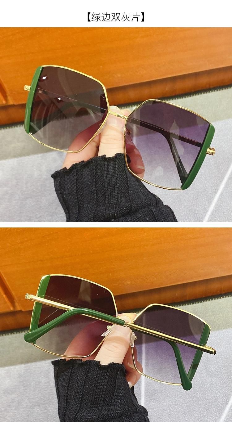 Sunglasses Metal Irregular Frame Sunglasses Ladies′ Fashion Style
