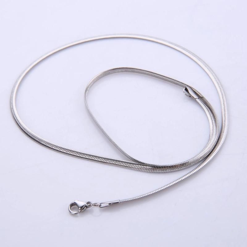 Fashion Push Secret Snake Chain Stainless Steel Jewelry Necklace