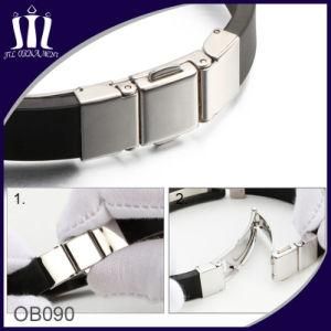 Men&prime;s Watch Buckle Silicone Bracelet