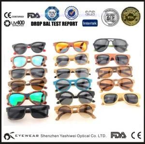 Italy Design Various Bamboo Polarized Wooden Sunglasses