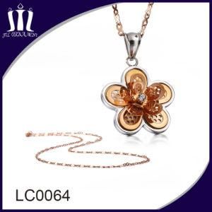 Factory Supply Stainless Steel Women Elegant Pendant Necklace