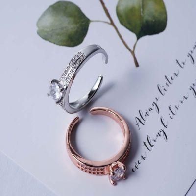 Fashion Simple Stylish Elegant and Elegant Diamond Ring