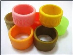 Fashional Promotional Custom Silicone Thumb Bracelet Finger Ring (BZSR001)