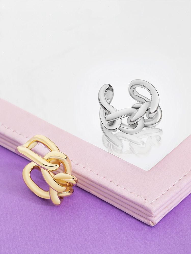 OEM Couple Chain Design Wedding Brass Rings