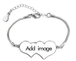 Double Hearts Shaped Bracelet