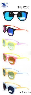 Most Popular Round Frame Colorful Children Sunglasses (PS1265)