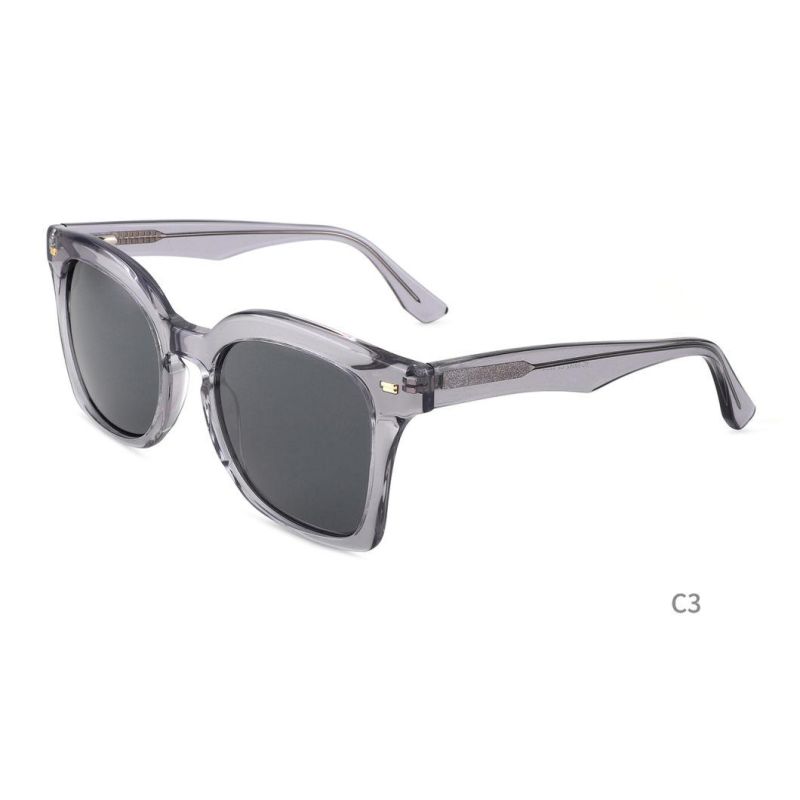 Comfortable Acetate Sunglass for Men UV400 Polarized Sunglass