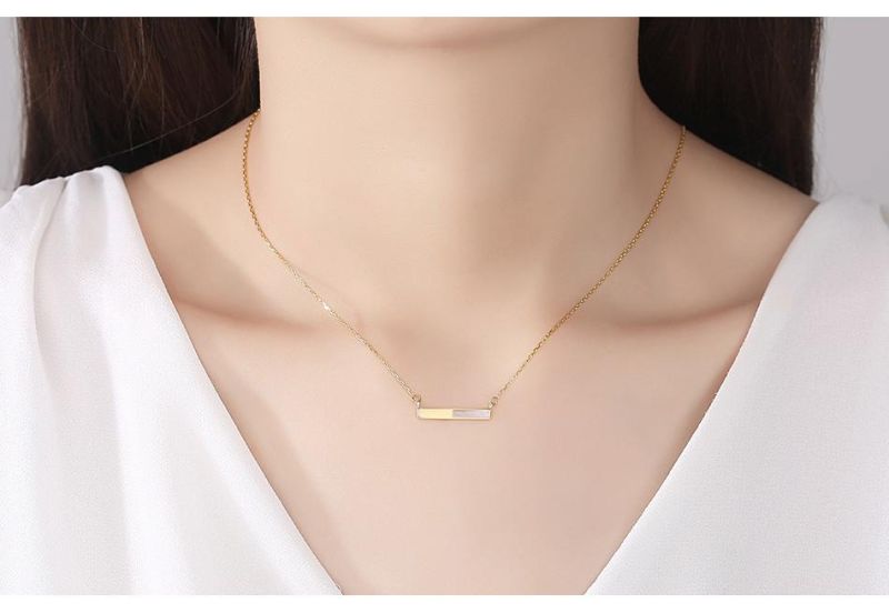 Sliver Charm Chain Jewelry Pendant Necklace for Women