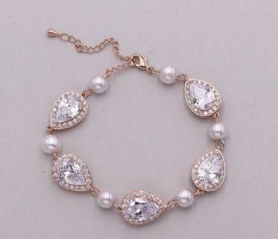 Wedding Pearl Bracelet Jewelry, Bridal Pearl Bracelet, Bridesmaid Bracelet