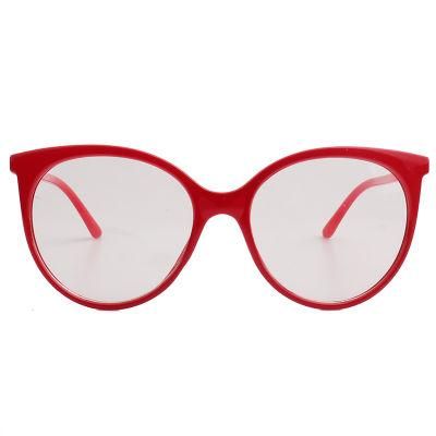 2020 Red Cateye Fashion Sunglasses with Metal