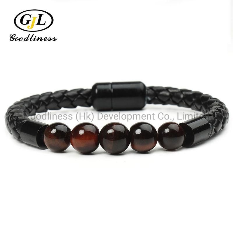High Quality Braided Wristband Custom Leather Bracelets