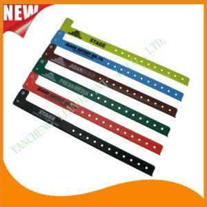 High Quality Entertainment ID Bracelets Vinyl Festival Evens Wristbands (E60703)